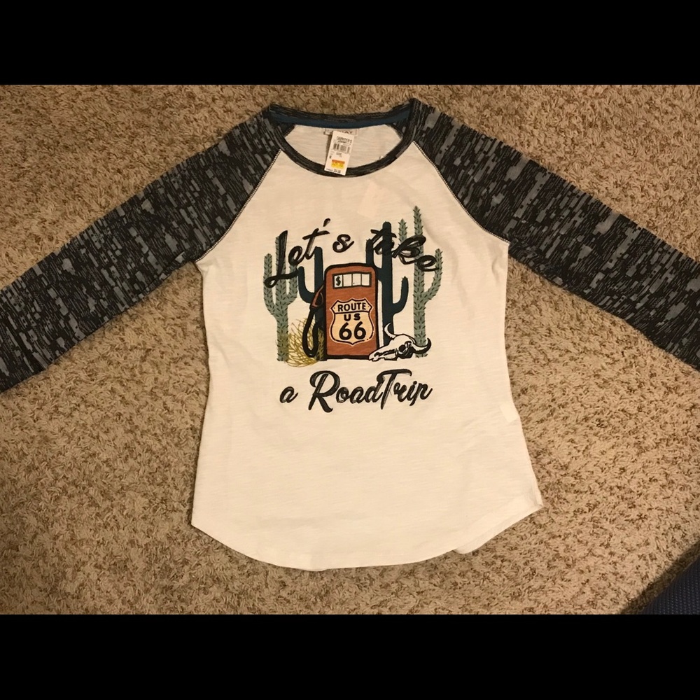 Women’s White “Lets Take A Road Trip” Tee